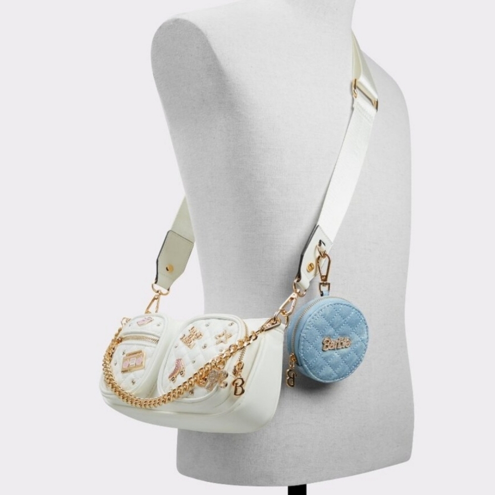 Aldo Barbie Style Shoulder Crossbody Bag - Picture 9 of 10